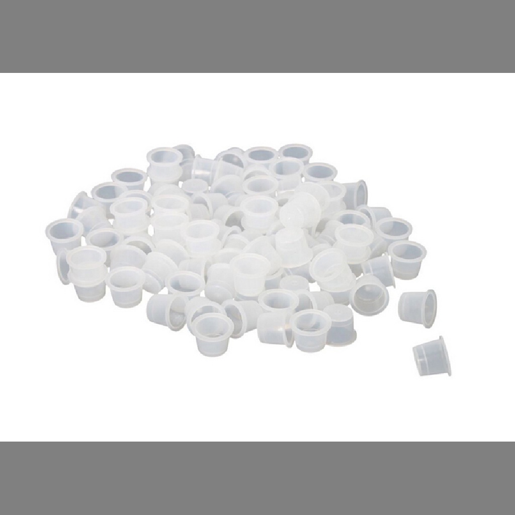Set 100 Cốc Đựng Mực Xăm Bằng Nhựa Cỡ Vừa Tiện Dụng 11
