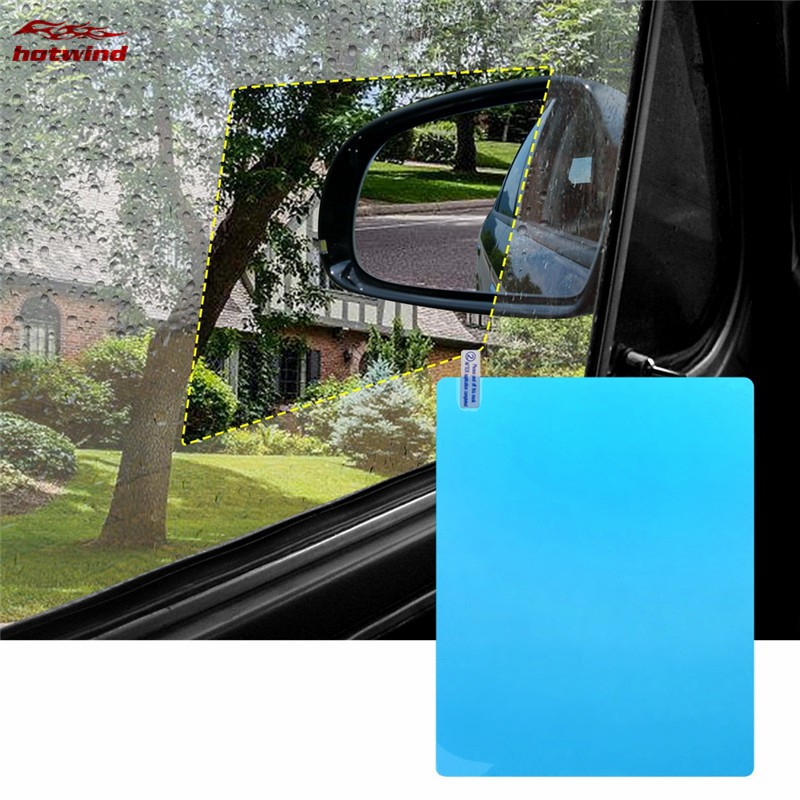 2 Miếng dán chống nước bảo vệ chống mờ kính chiếu hậu xe ô tô tiện dụng