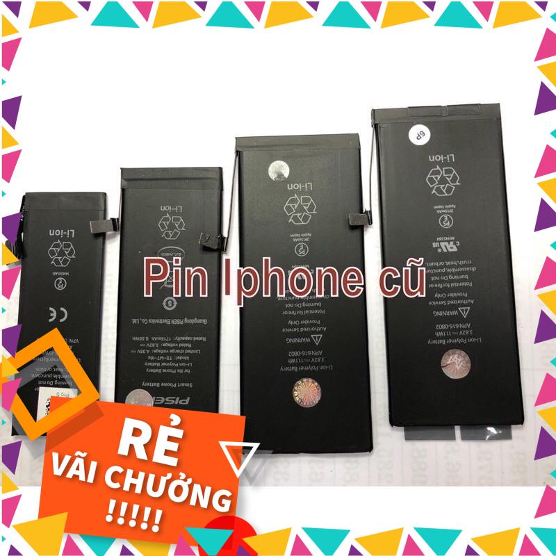 Pin cũ IP5 5s 6s 6plus 7 8 7plus 8plus,pin cũ độ chế đồ chơi DIY. BH 12 tháng 1 đổi 1