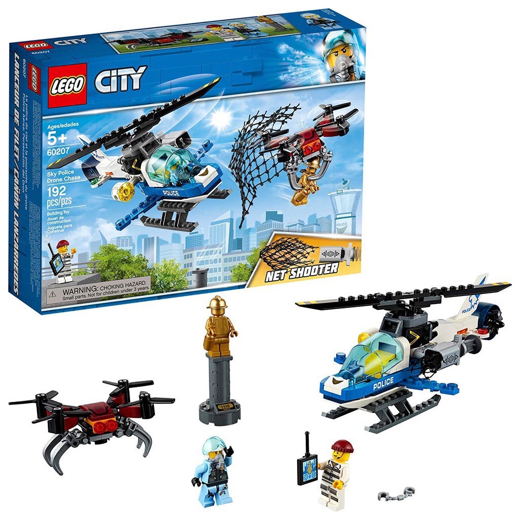 LEGO CITY Truy Bắt Máy Bay Không Người Lái 60207 (192 Chi Tiết)