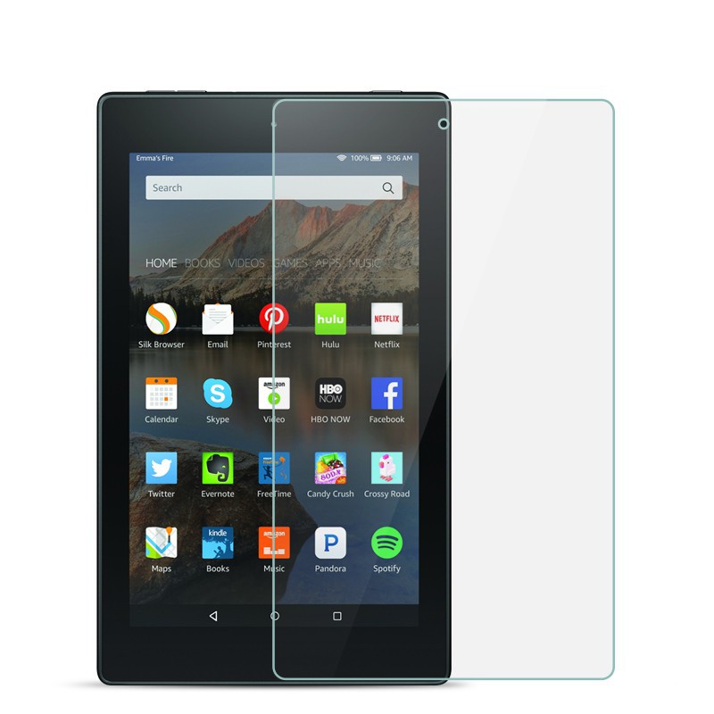 Bộ kính cường lực bảo vệ màn hình cho Amazon Kindle Fire HD 8 2017 kèm phụ kiện