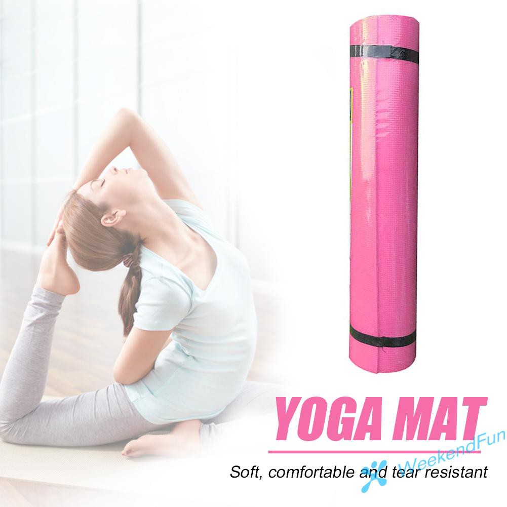 Thảm Tập Yoga Chống Trượt Thân Thiện Với Môi Trường 4mm / 6mm