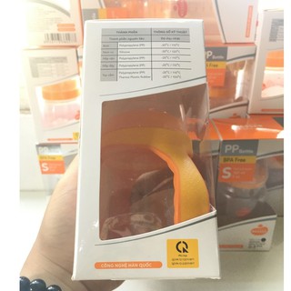 BÌNH SỮA PP WESSER CỔ RỘNG 180ML