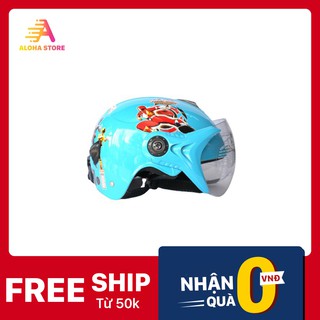 Mũ Bảo Hiểm Trẻ Em Có Kính HN5014 Cao Cấp- Phân Phối Chính Thức