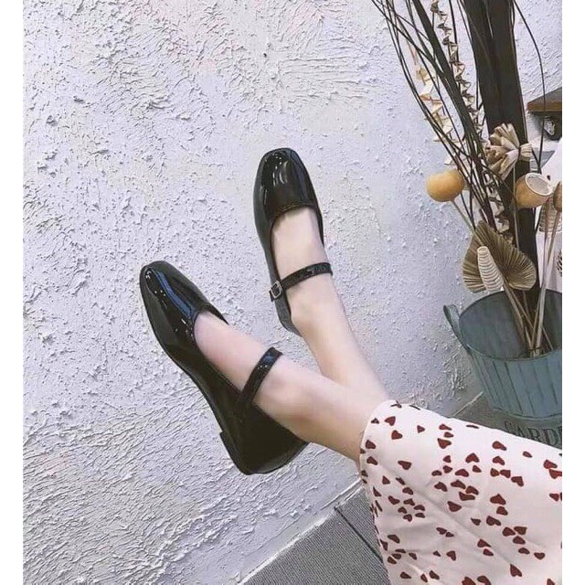 [SALE] Bệt nữ quai cài da bóng hàn quốc 35-39 | BigBuy360 - bigbuy360.vn