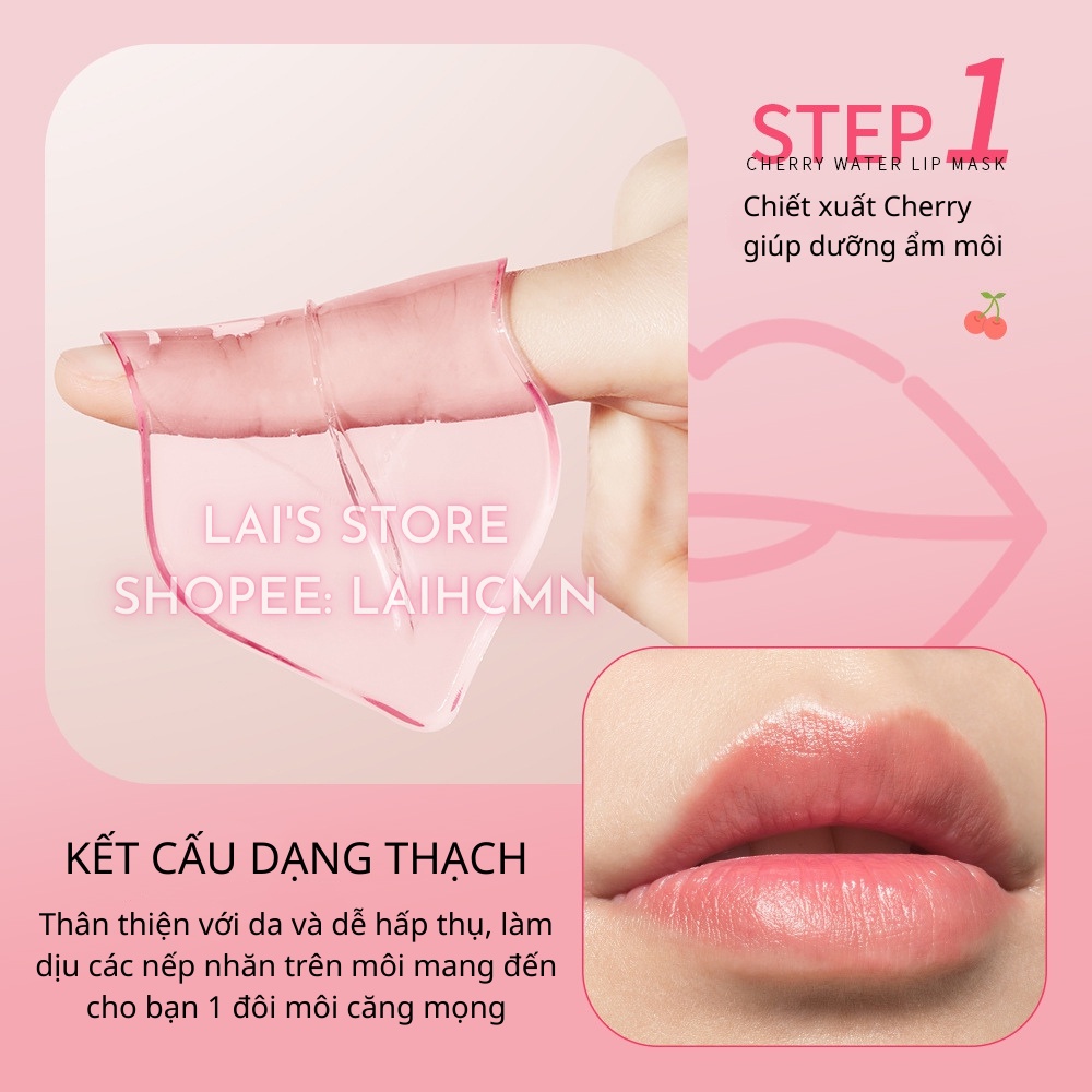 Set Mặt Nạ Mắt Môi Bioaqua Dưỡng Ẩm, Mờ Quầng Thâm, Giảm Nếp Nhăn Mắt, Trẻ Hoá Da, Môi Hồng, Mềm Mịn Và Mọng Nước