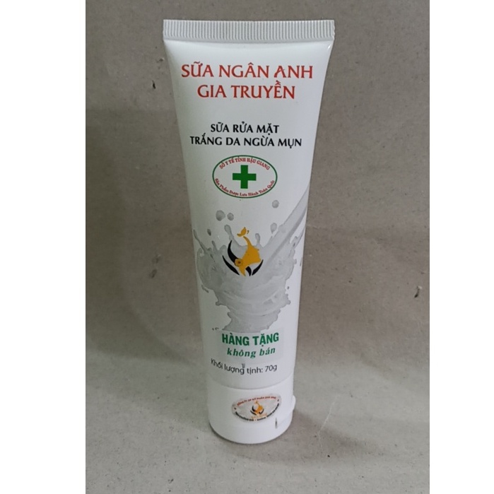 SỮA RỬA MẶT NGÂN ANH GIA TRUYỀN TRẮNG DA NGỪA MỤN 70G