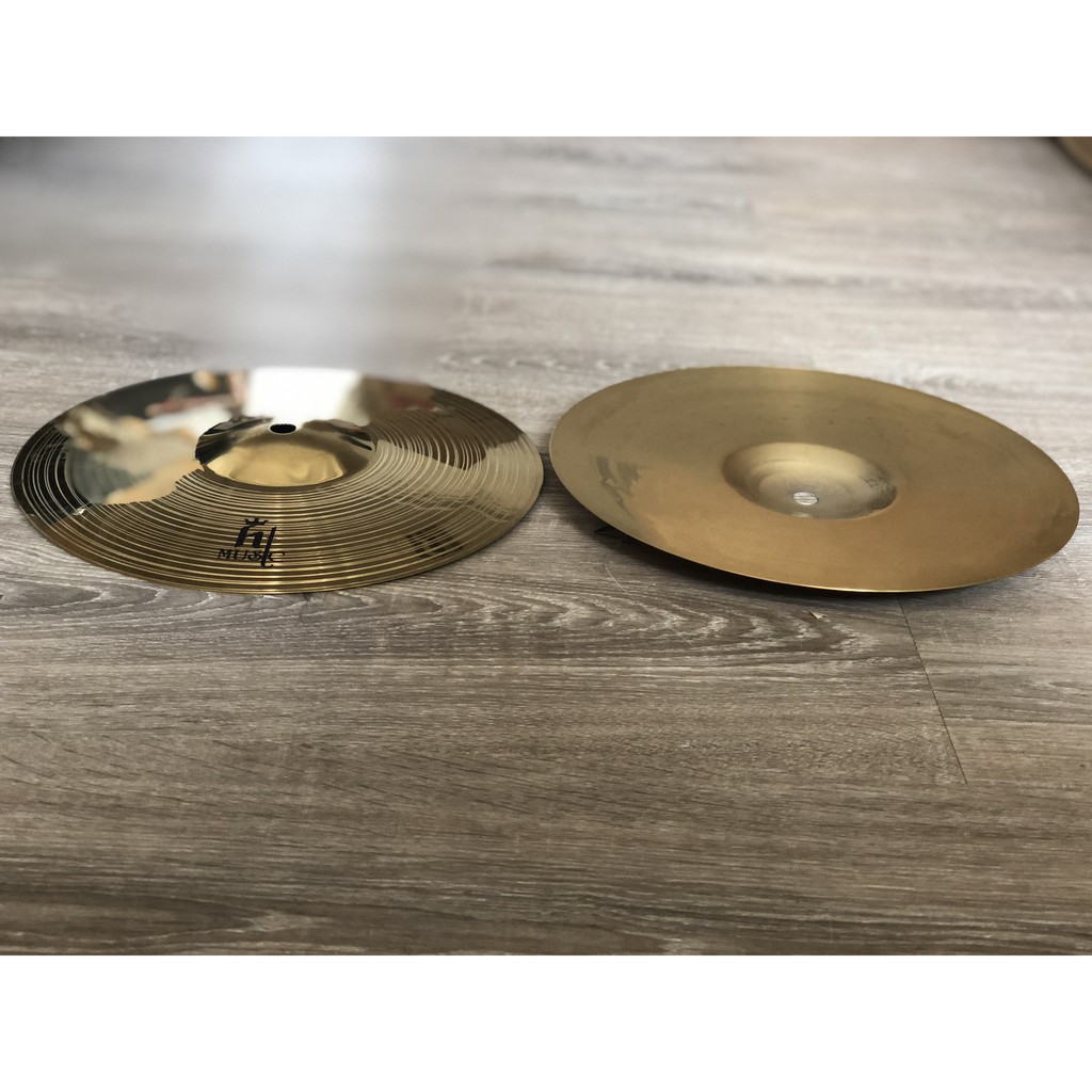 Lá Cymbal HT music 10 inch chơi trống cajon, trống jazz