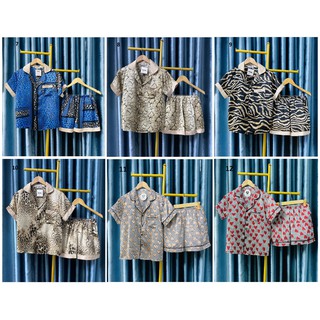 [MUA 2 GIẢM 30%] [40-60kg] Đồ Bộ Tay Ngắn Quần Đùi Lụa Satin ( Part 1)