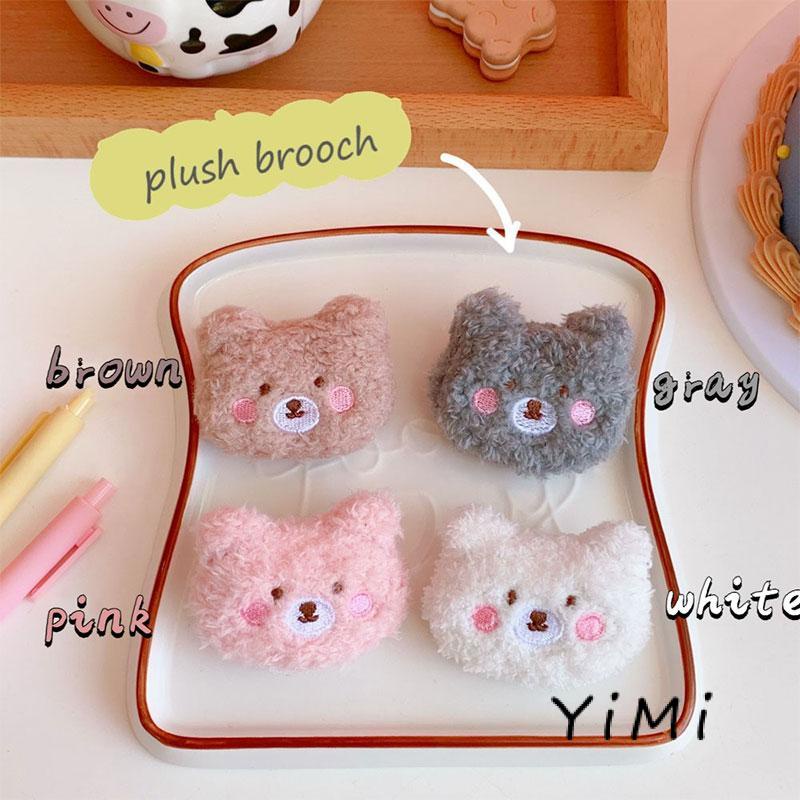 Ghim cài ve áo acrylic gấu hoạt hình dễ thương