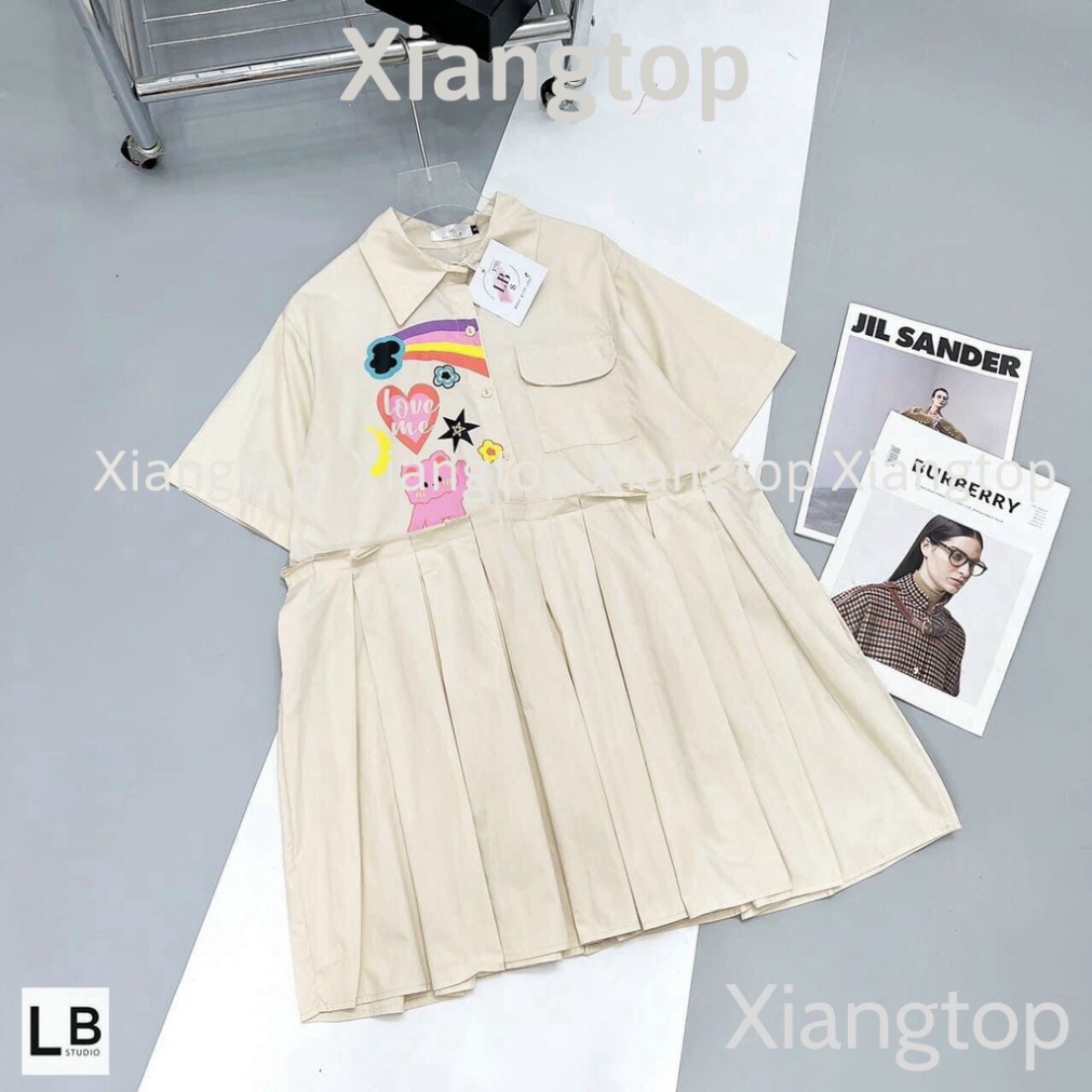 ĐẦM SƠ MI BABYDOLL ULZZANG (SẴN/KÈM VIDEO REVIEW) PN000112 Xiangtop | BigBuy360 - bigbuy360.vn