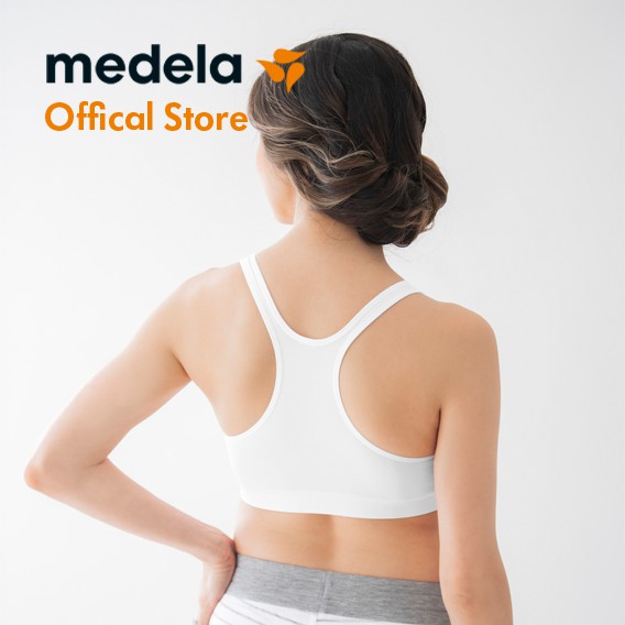 Áo lót cho con bú Medela Sleep Bra - Thoái mái tối ưu khi cho con bú, thích ứng với mọi hình dáng bầu n