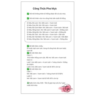 SET 6 LỌ MỰC MỸ HOA ĐÀO BONG ĐẬM