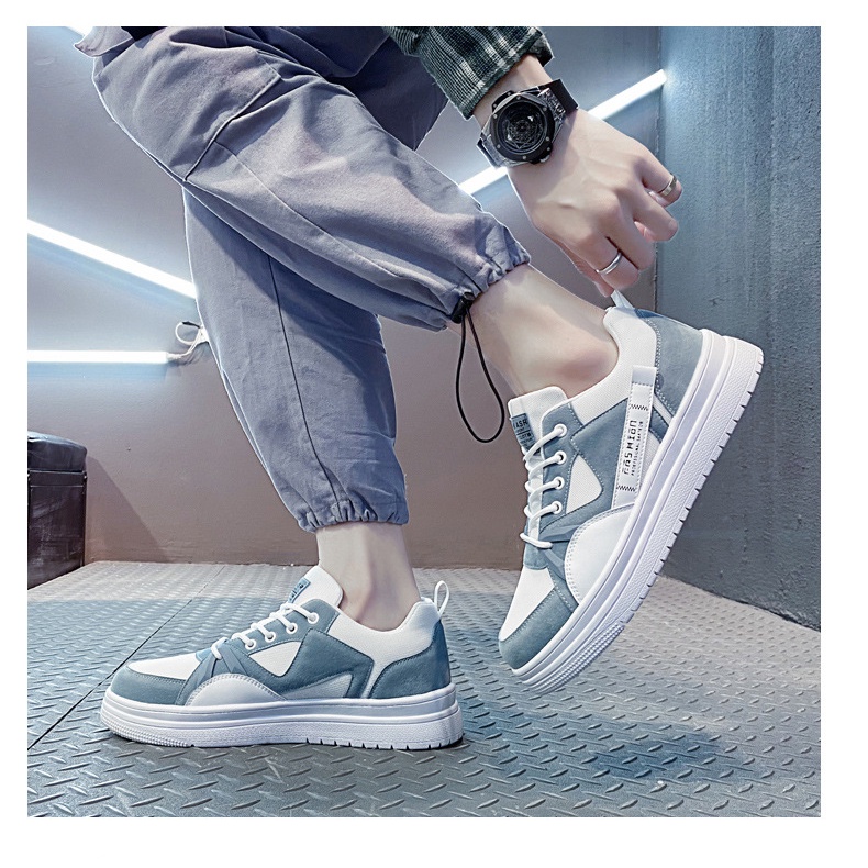 Giày sneaker nam thể thao Fashion Sport phối da lộn cực chất thời trang ulzzang Hàn Quốc TH-95