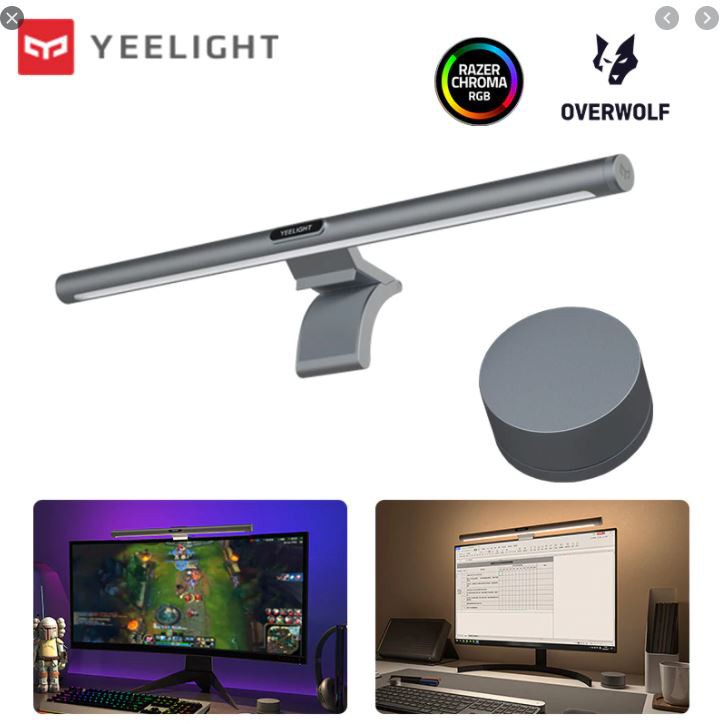 Đèn treo màn hình Yeelight Pro YLTD003 - Bảo vệ mắt - Điều chỉnh màu RGB - Hỗ trợ Razer Chroma, bh 1 năm.