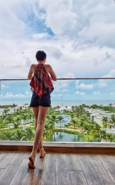 Áo yếm thổ cẩm cột nơ kèm ảnh thật | BigBuy360 - bigbuy360.vn