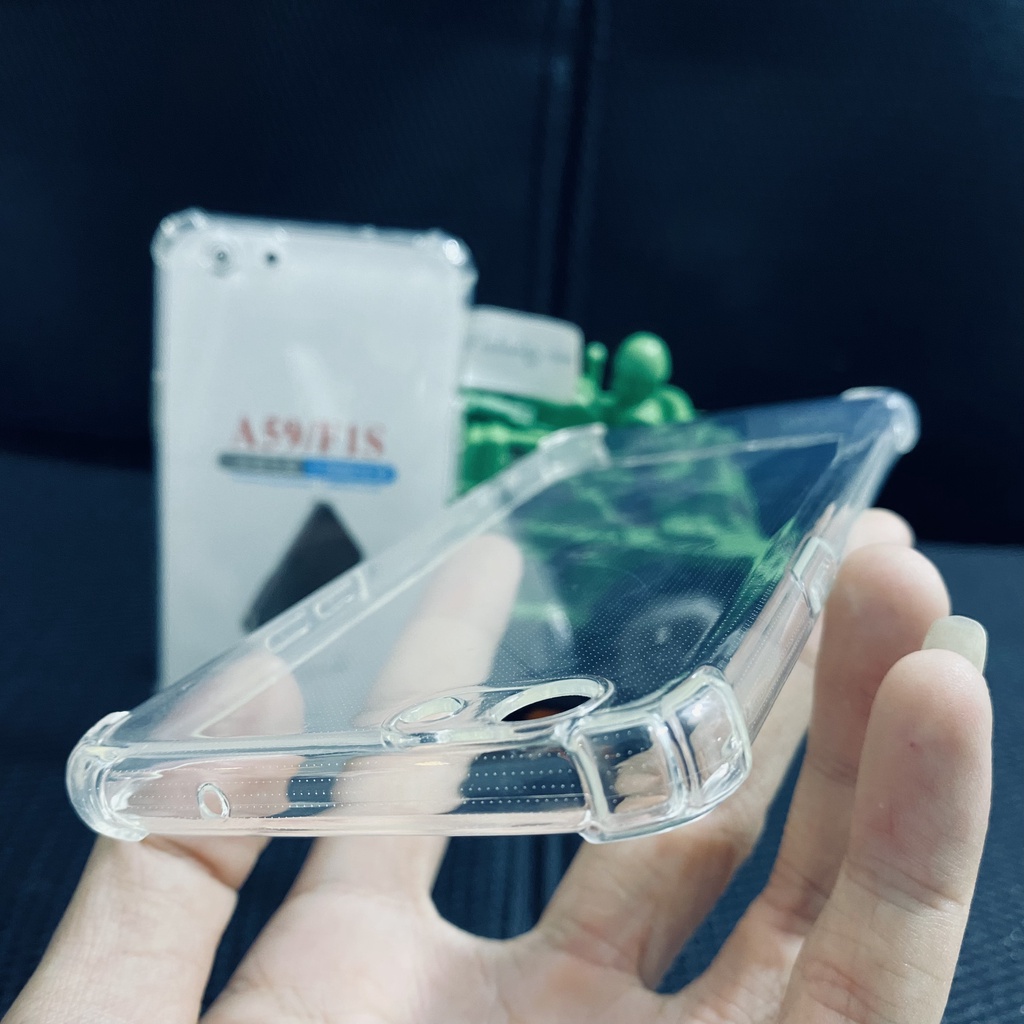 Ốp lưng chống sốc OPPO A59/ F1S trong suốt cao cấp dày dặn bo 4 góc chống va đập