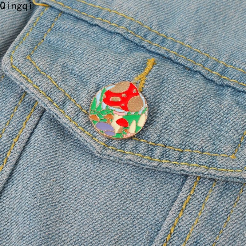 Ghim cài áo Miss Zoe hình cây nấm dễ thương