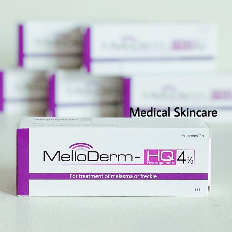 Kem Nám MelloDerm-HQ 4% Thái Lan Cho Da Nám, Tàn Nhang, Đồi Mồi