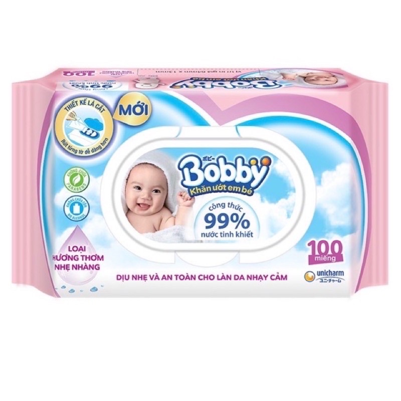 Khăn Ướt Boppy không Mùi 80 miếng
