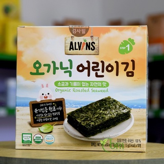 Rong biển tách muối cho bé hữu cơ- Alvins (Hàn Quốc)