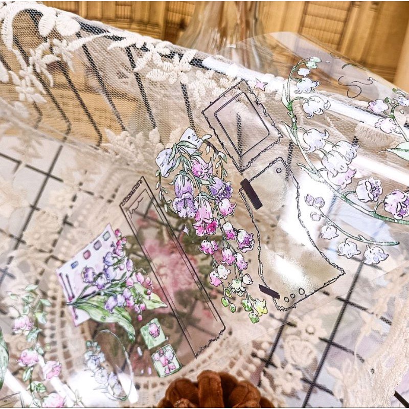 Krisna.room ♡ Hãng 3ie- 1 chu kì 180cm cuộn băng dán hình hoa Convallaria Majalis I