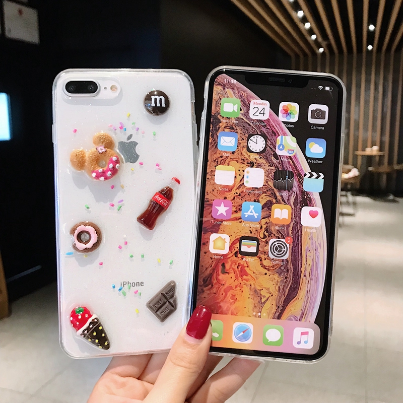 Ốp lưng iphone 3d Bánh kem và nước ngọt 6/6s/6plus/6splus/7/8/7plus/8plus/x/xs/xs max/11/11promax- Awifi Case D3-3 | BigBuy360 - bigbuy360.vn