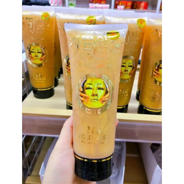 Gel Mặt nạ vàng lột trắng da Gold Mask 24k - Thái Lan - Giảm thâm nám , căng mịn da, trẻ hóa da, chống lão hóa LQC18