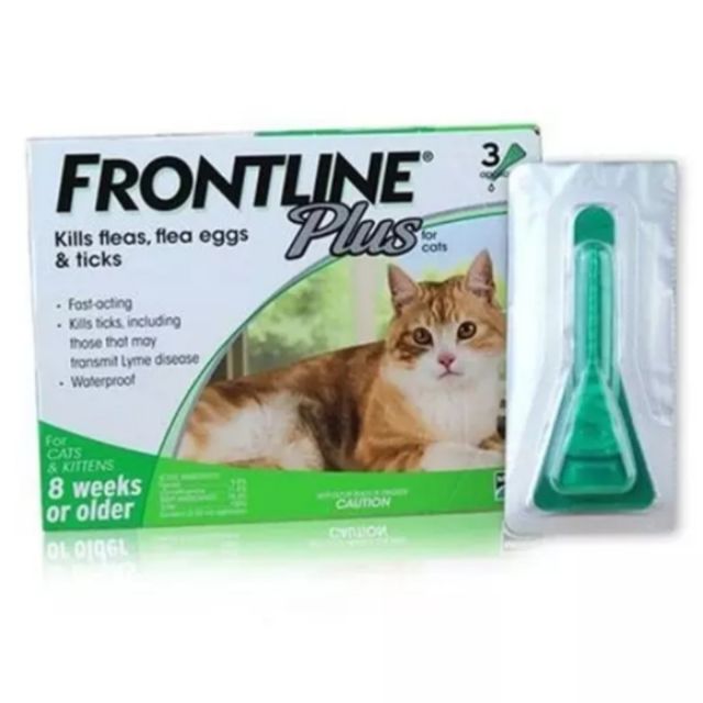 Nhỏ Gáy Phòng Và Trị Ve Rận Bọ Chét Cho Mèo Frontline Plus For Cats