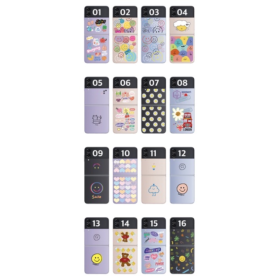 Ốp Điện Thoại Trong Suốt 3 Thiết Kế Có Vòng Đỡ Cho Samsung Galaxy Z Flip 3