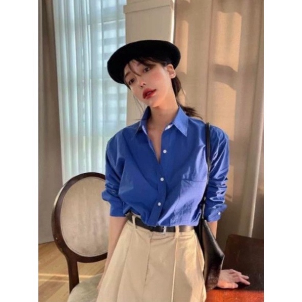 Áo sơ mi xanh biển - RH STORE