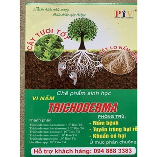 Trichoderma-1kg- phòng trừ nấm bệnh, tuyến trùng, kháng khuẩn, ủ phân