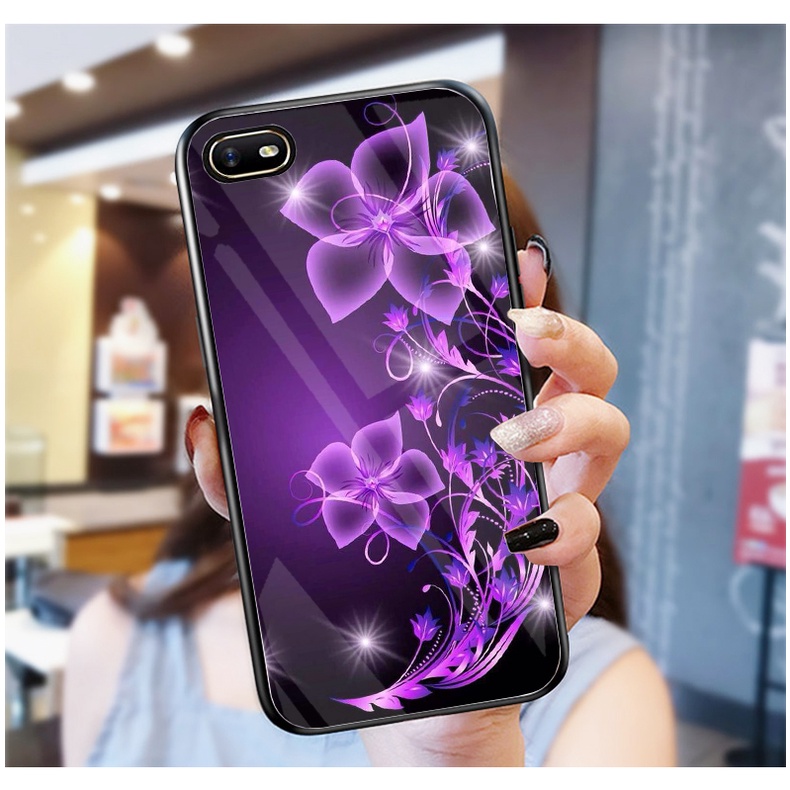 Ốp Lưng OPPO A1k, Realme C2 Ốp kính bóng cao cấp mới nhất