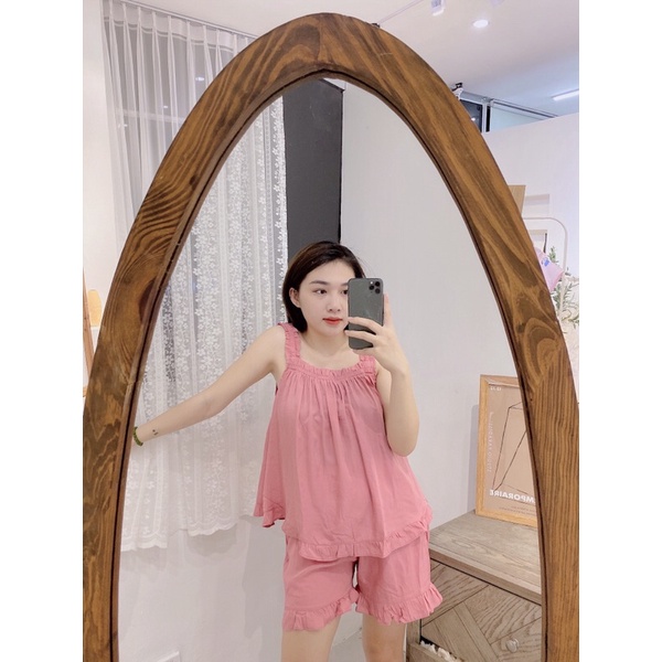 Bộ PIJAMA / Pizama BỘ HAI DÂY MẶC NHÀ CHẤT ĐŨI LANH SIÊU MÁT | BigBuy360 - bigbuy360.vn