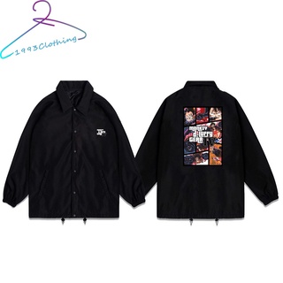 ÁO KHOÁC KAKI NÚT BẤM/ ÁO JACKET ĐEN IN HÌNH LUFFY ,👚FREESHIP👚,LOCAL BRAND HÀNG VNXK 2 LỚP CHÓNG NẮNG,1993CLOTHINGG
