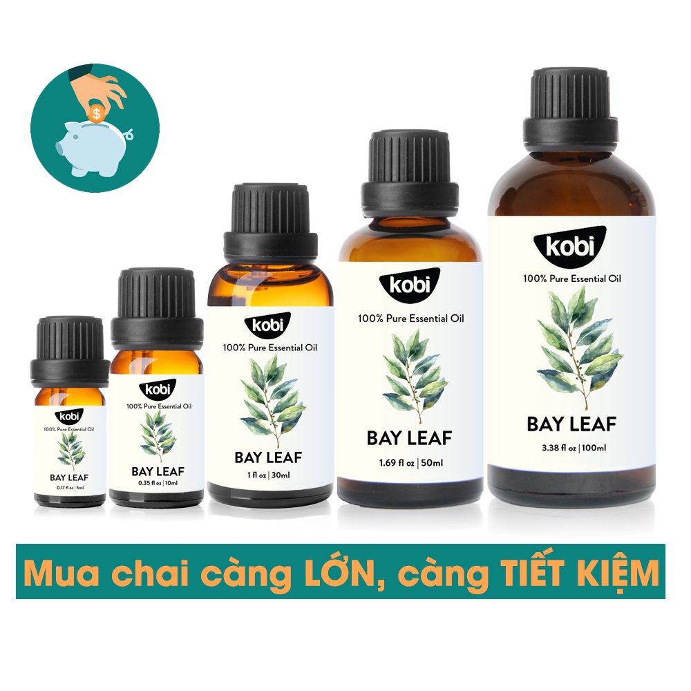 Tinh dầu Nguyệt quế Kobi Bay leaf essential oil - 10ml