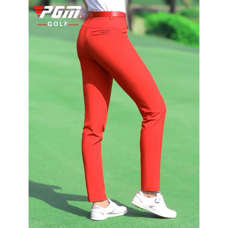 Quần golf nữ dài PGM thời trang thể thao chất vải siêu mềm nhanh khô thoáng khí GOLF PRO QN002