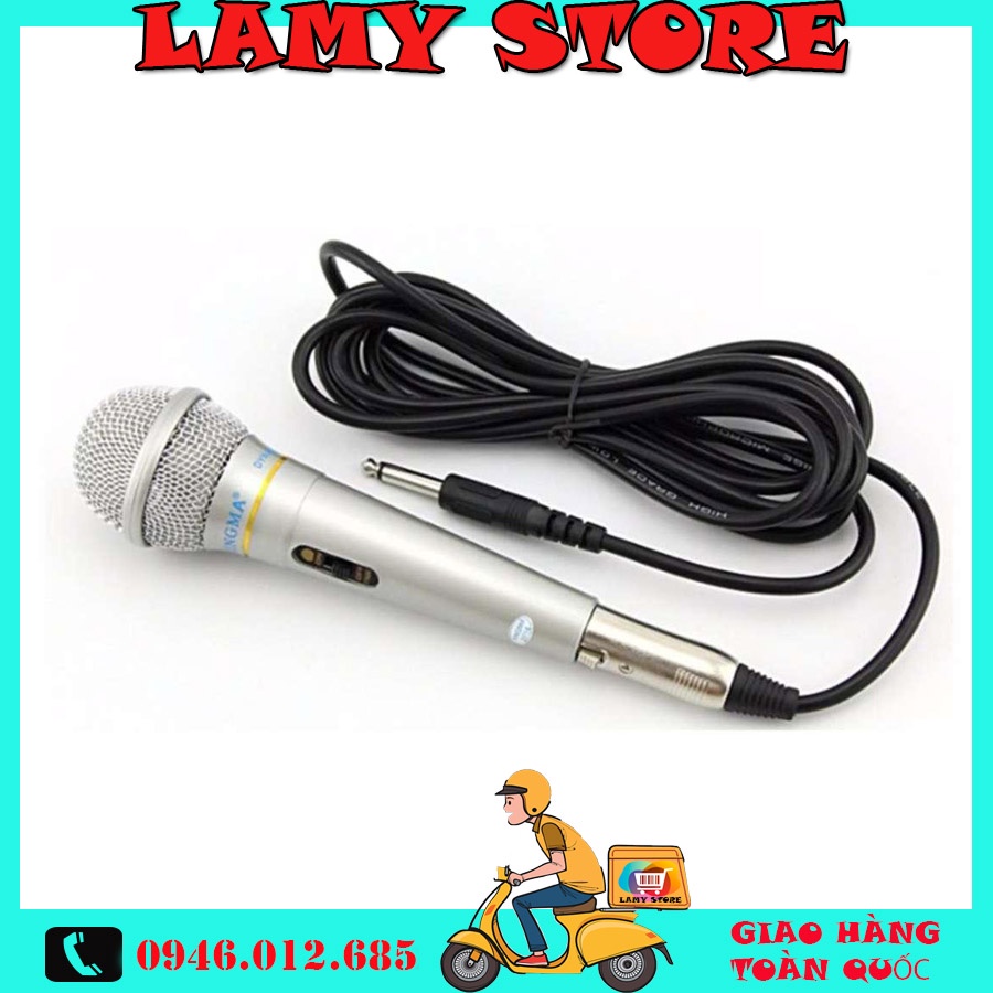 Mirco có dây chống hú XINGMA AK-319 cao cấp, Micro Karaoke, Jack cắm 3.5 và 6.5, GIÁ RẺ NHẤT