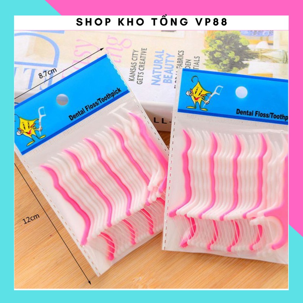 Túi 25 chỉ nha khoa siêu mỏng 1615 KHO TỔNG