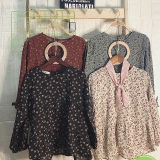 Áo babydoll hoa nhí vintage 17màu ảnh thật