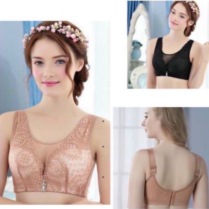 Áo lót ren không gọng lên form ngực tròn tôn dáng ,Áo ngực ren đệm mỏng bản to che mỡ lưng,mỡ nách hiệu quả