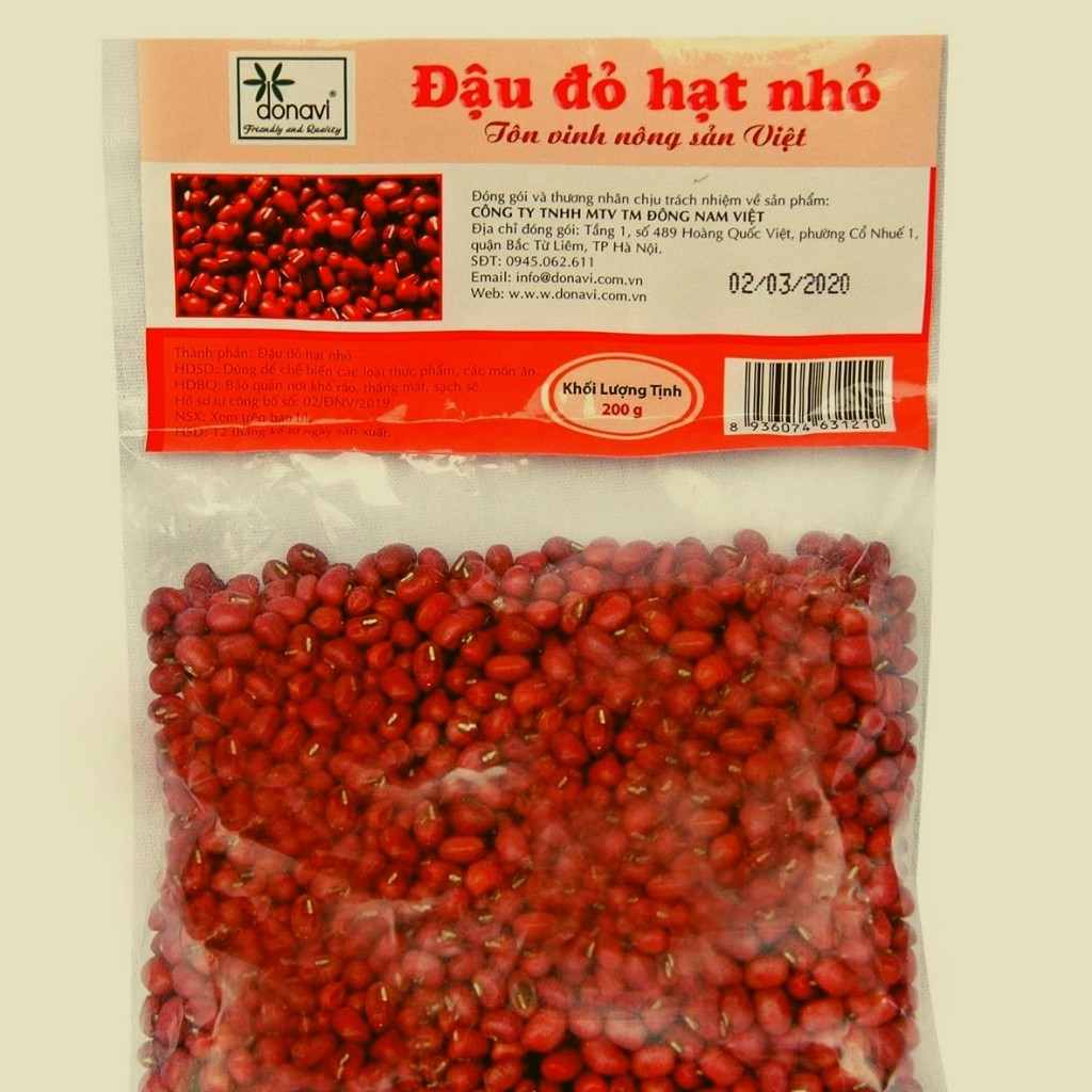 Hạt đậu đỏ sạch Donavi không hóa chất
