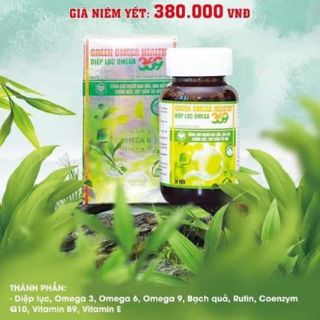 Diệp lục collagen omega 369