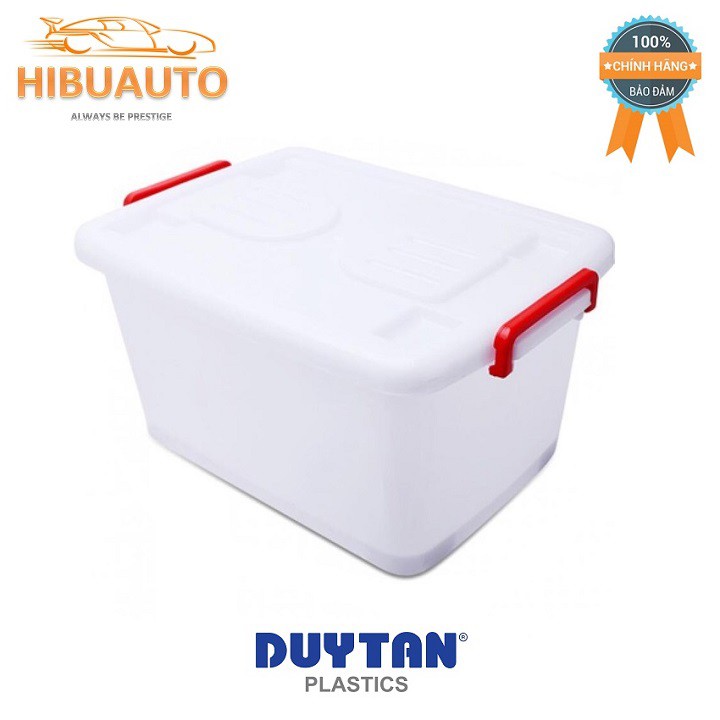 Kiện 5 Thùng Nhựa Duy Tân Có Bánh Xe 30L (52 x 32 x 27.5 cm) No.750