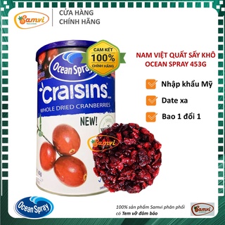 NAM VIỆT QUẤT SẤY KHÔ OCEAN SPRAY 453G (NHẬP KHẨU MỸ) - Hàng hữu cơ, không tẩm ướt, nguyên vị chua ngọt...
