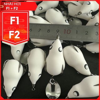 Nhái hơi F1 F2, mồi giả câu cá lóc siêu nhạy SIZE 7G 10G