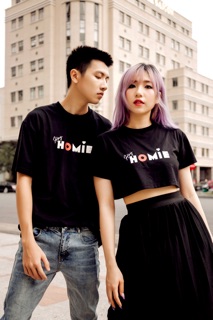 ÁO THUN THIẾT KẾ HEY HOMIE- PHÙ HỢP CHO CẢ NAM VÀ NỮ.