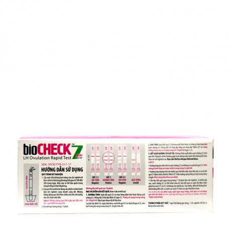 Que Thử Rụng Trứng BioCheck Test (Hộp 7 test) - 0403420