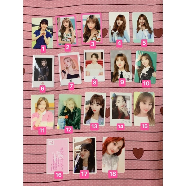 Card album chính hãng thành viên nhóm TWICE