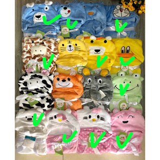 Chăn ủ thú bông dày dặn cho bé mùa đông